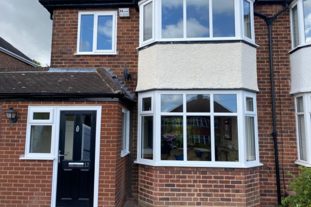 Transforming Homes in Oldbury: White Casement Windows & Composite Door