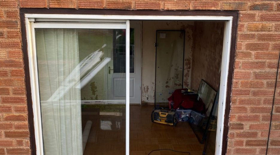 Sliding Patio Door Old