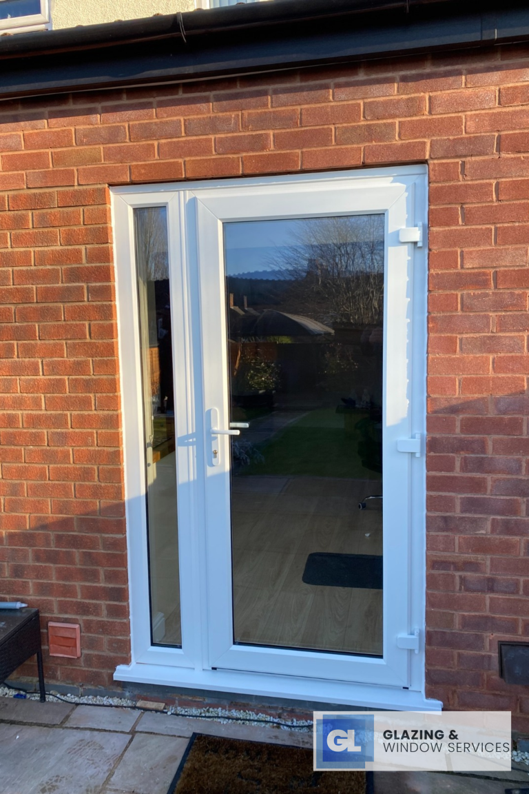 uPVC Door with side screen