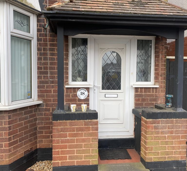 Old uPvc window and door