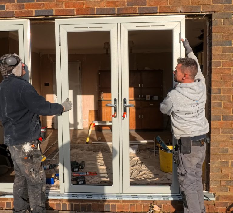 During Installation - French Door