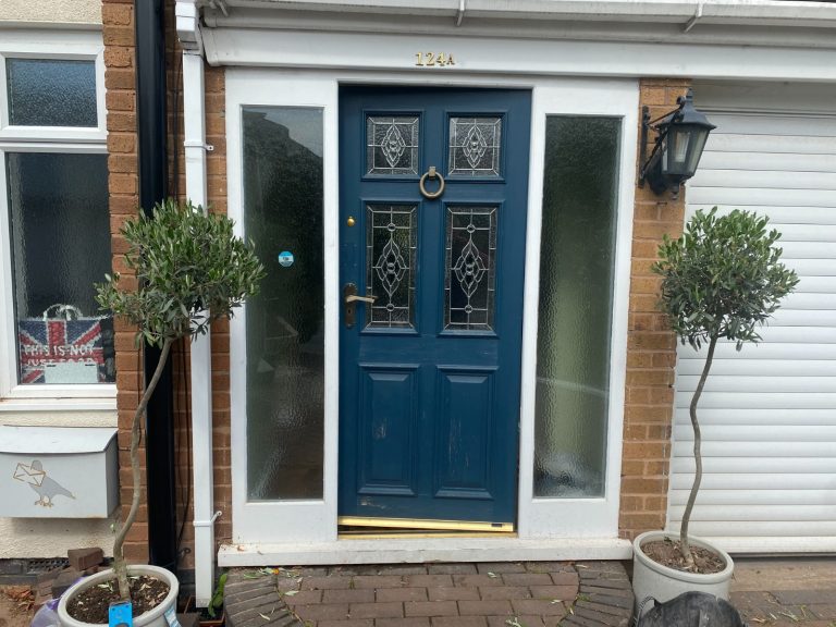 Before - door and side screens