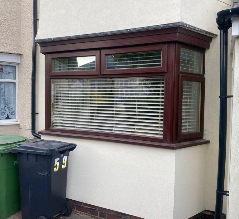Old upvc window