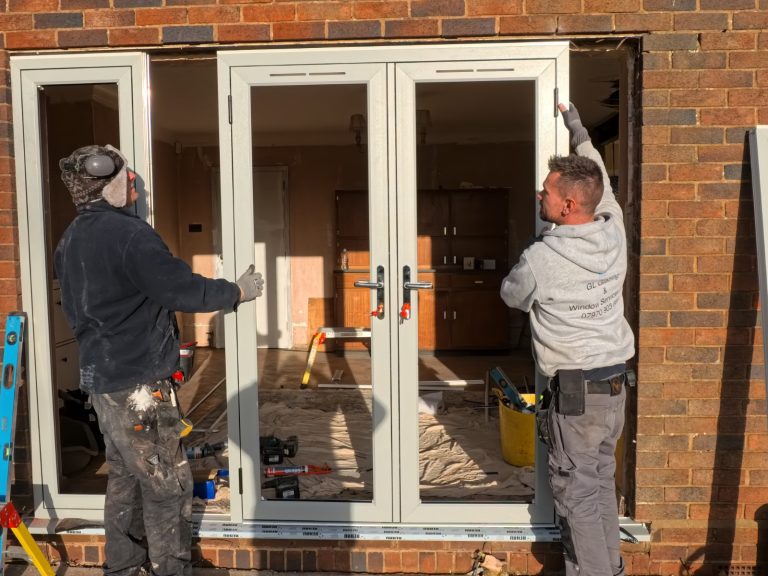 During Installation - French Door