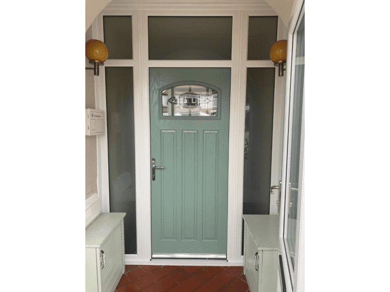 Satin Glass Side Panel